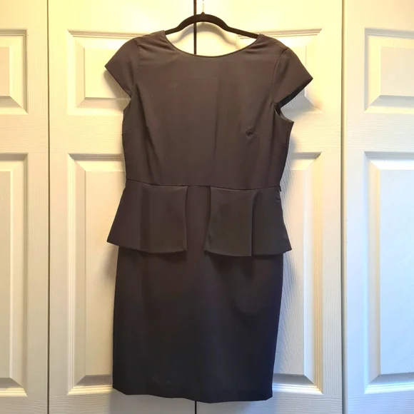 fit and flare going out dress VOODOO VIXEN- PEPLUM FITTED DRESS – HepKat Clothing